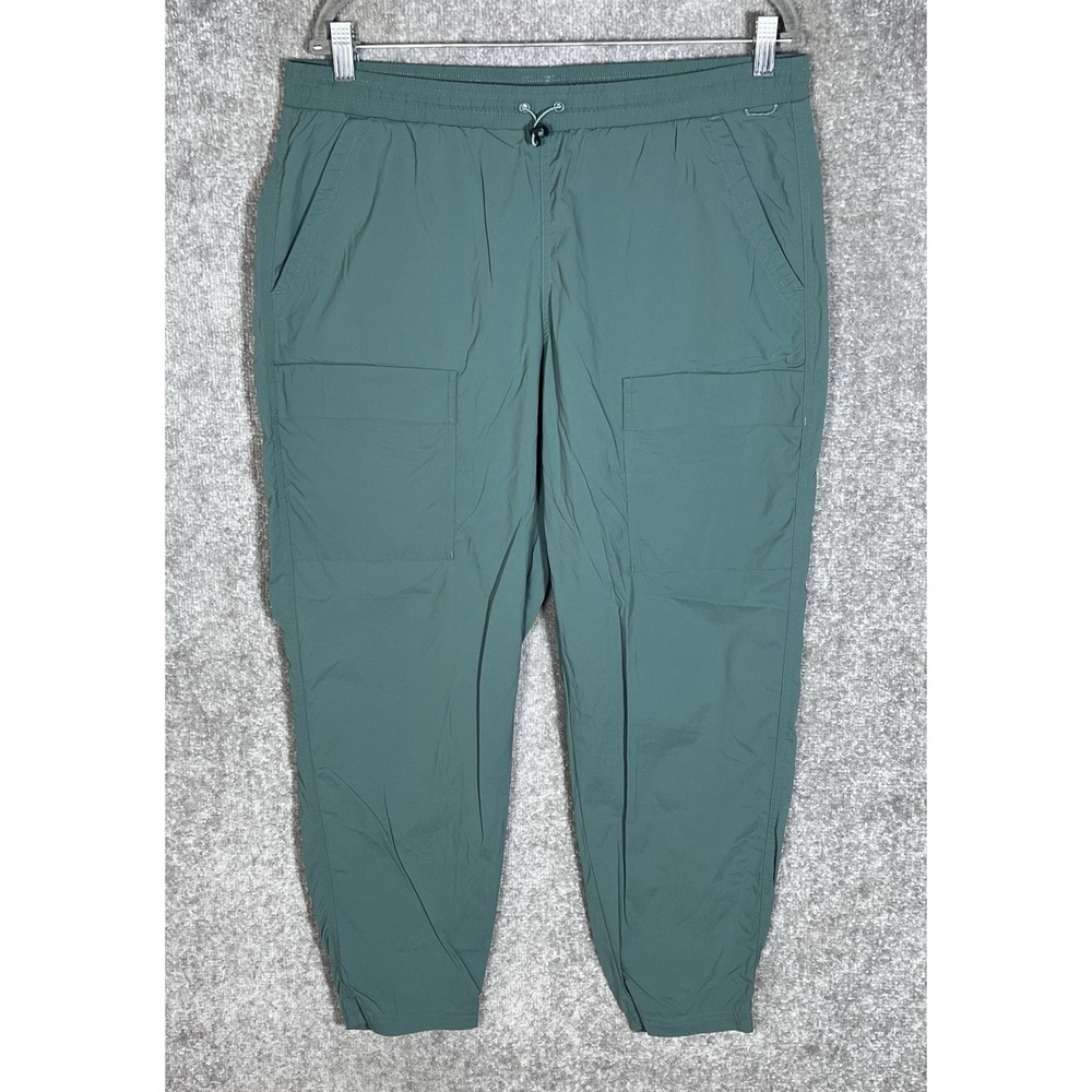 REI CO-OP Trailmade Pull On Pants Womens Size XL Jasper Green Stretch Pockets